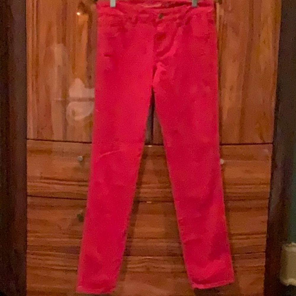 The Sweetheart red stretch jeans